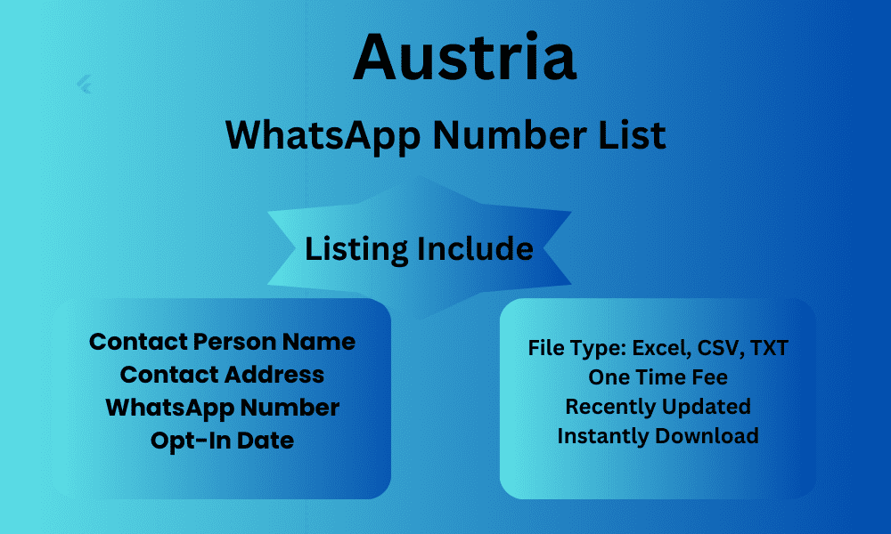 Austria whatsapp number list