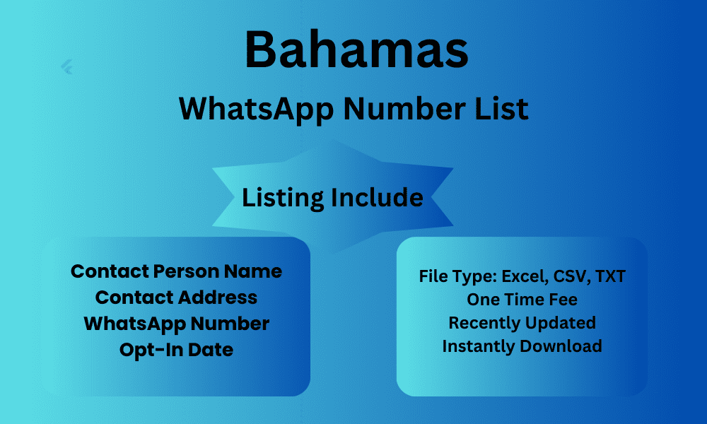 Bahamas whatsapp number list