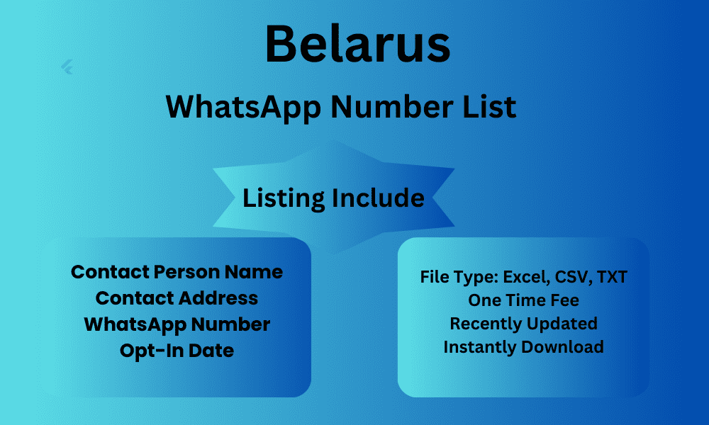 Belarus whatsapp number list