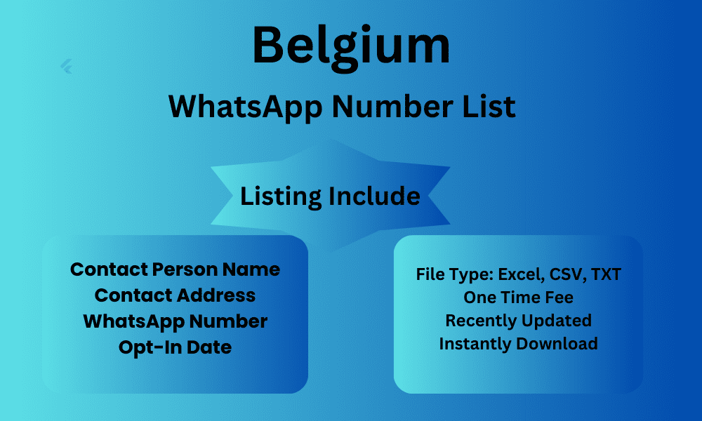 Belgium whatsapp number list