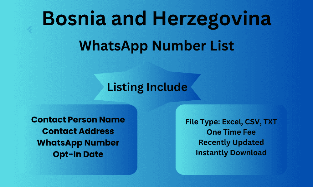 Bosnia and herzegovina whatsapp number list