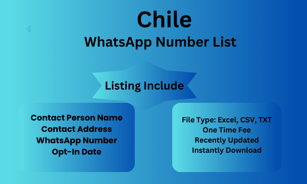 Chile whatsapp number list