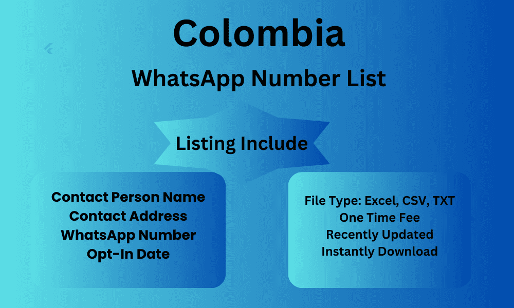 Colombia whatsapp number list