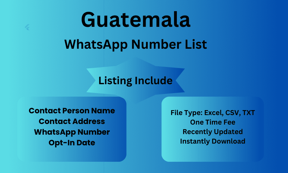 Guatemala whatsapp number list