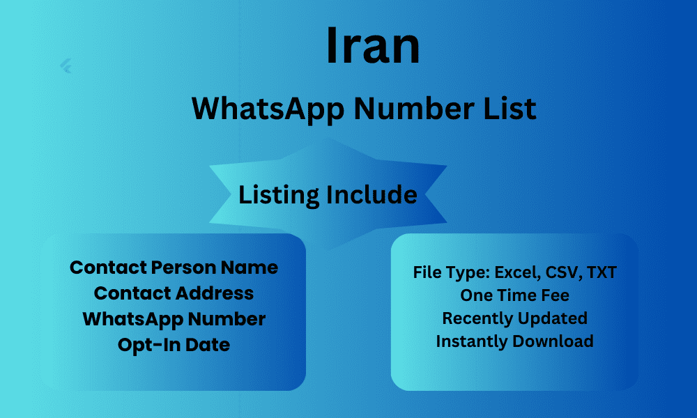 Iran whatsapp number list