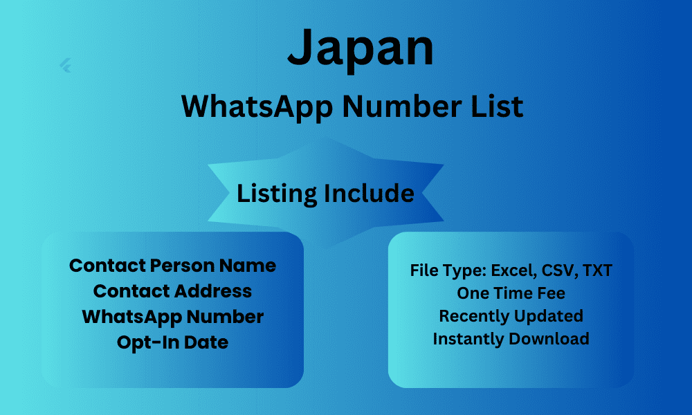 Japan whatsapp number list