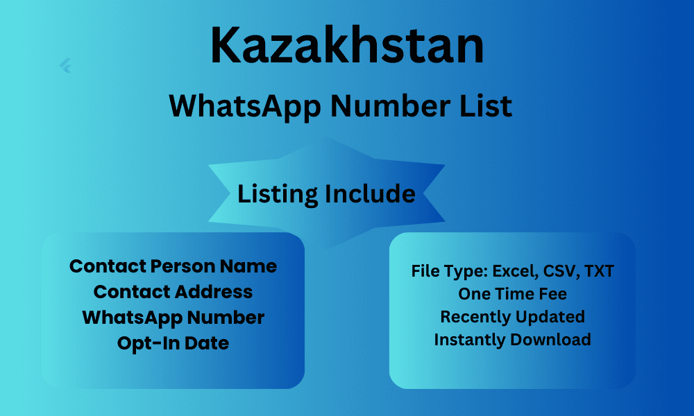 Kazakhstan whatsapp number list