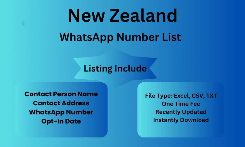 New Zealand whatsapp number list