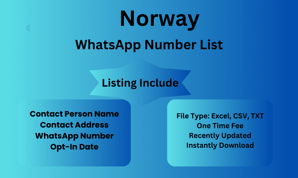 Norway whatsapp number list