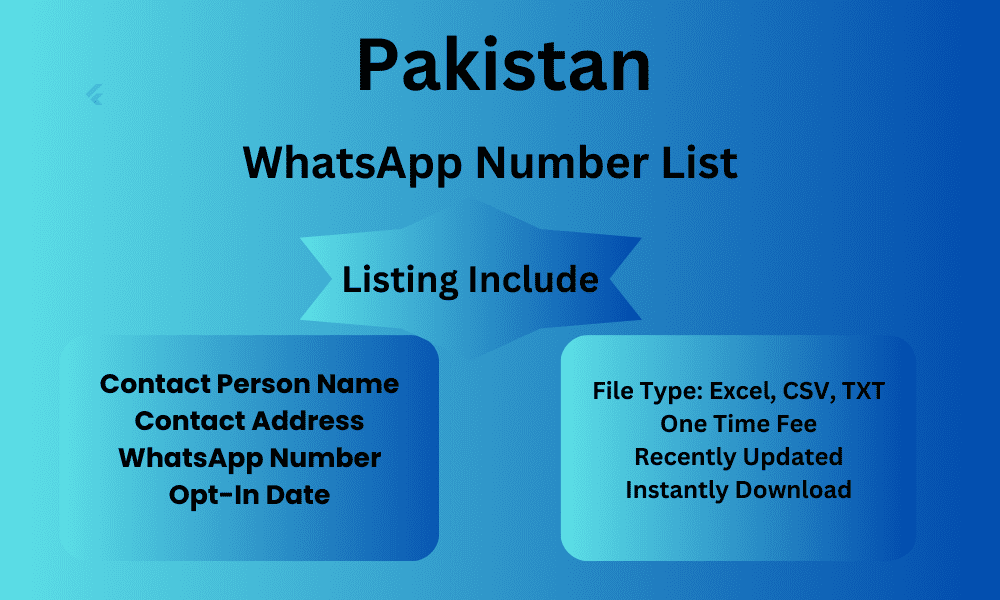 Pakistan whatsapp number list