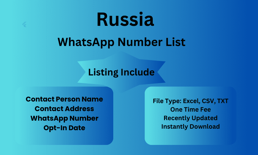 Russia whatsapp number list