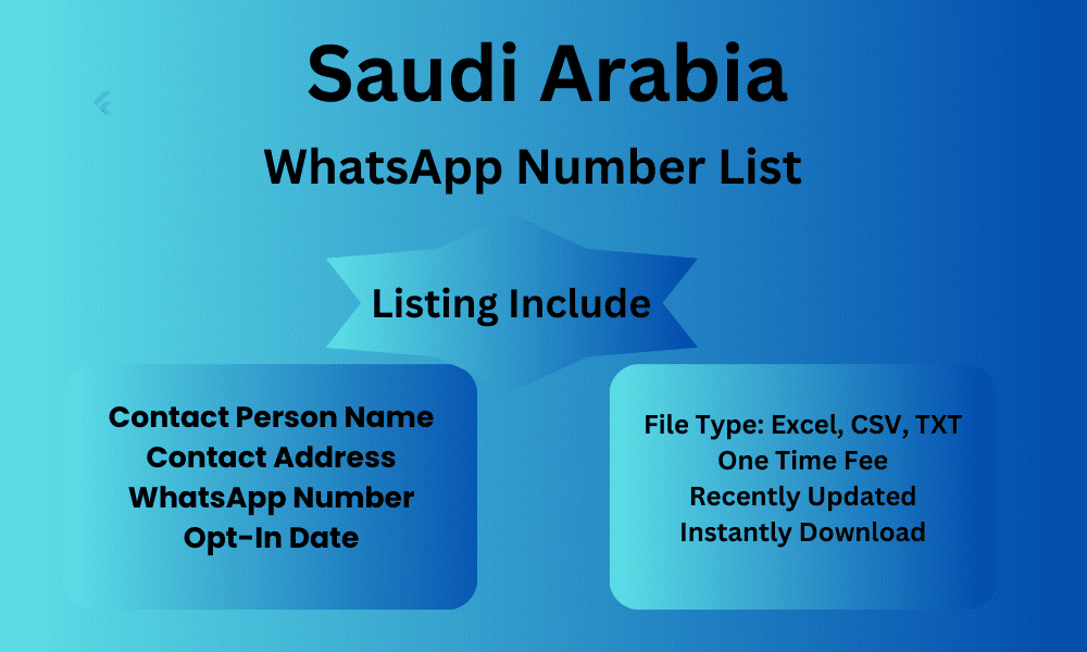 Saudi Arabia whatsapp number list