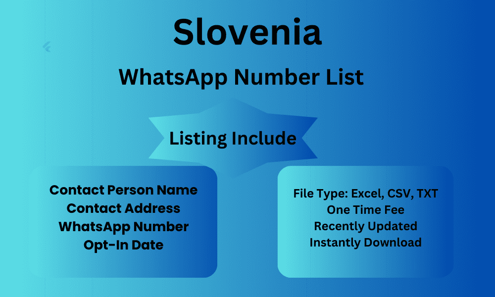 Slovenia whatsapp number list