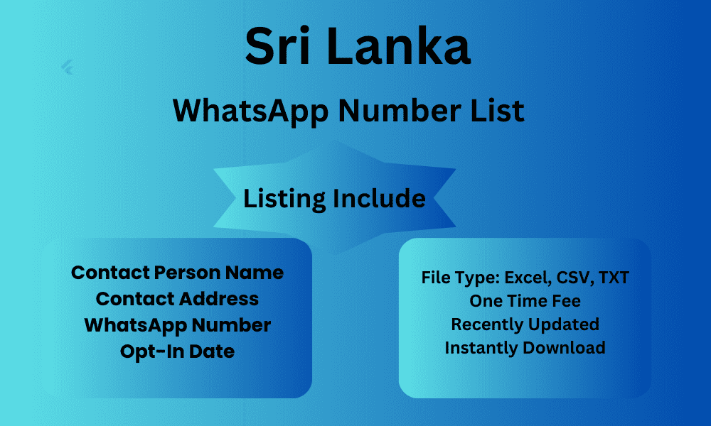 Sri Lanka whatsapp number list