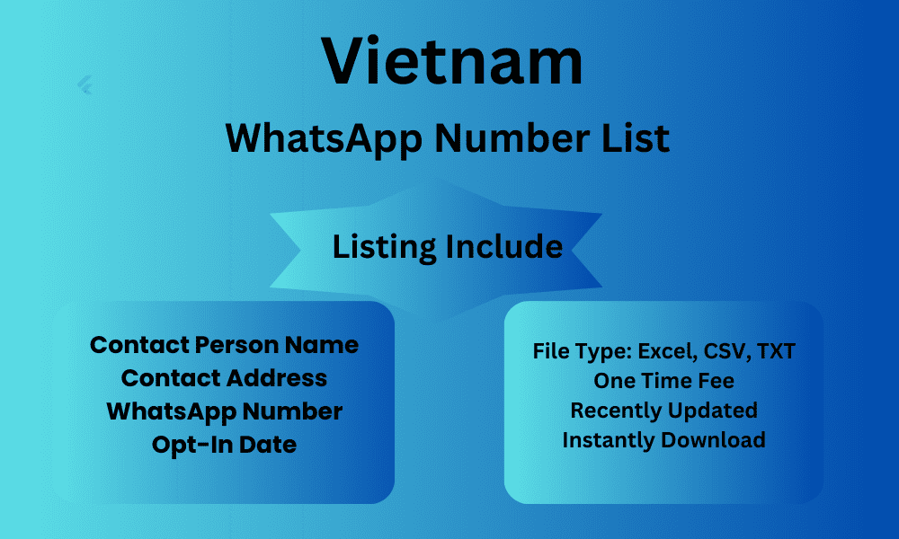 Vietnam whatsapp number list